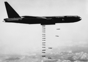 dropping bombs