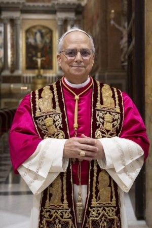 portrait pope leo xiv