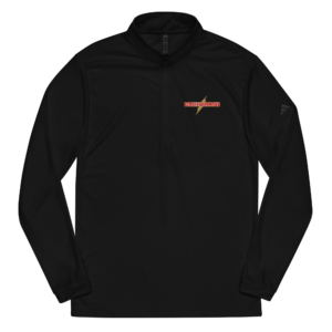 mens adidas quarter zip pullover black front 6a5527925d610